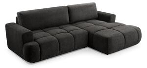 Masseno Narożnik VASTO z funkcją spania i pojemnikiem na pościel Narozniki L, Rozkładana sofa - Szary, VINCI 17