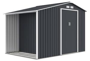 Domek narzędziowy metalowy Skagen z drewutnią 2,8 x 1,9 m Store Boss antracyt