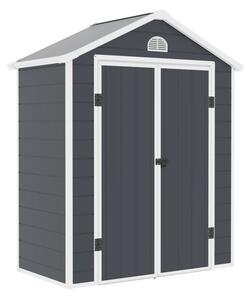 Plastikowy domek narzędziowy Bergen 1,9 x 1 m CoverTech antracyt