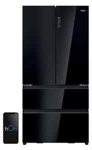 Lodówka HAIER HFR79F19DFGB Side by Side No Frost 190cm Side by Side Czarne szkło