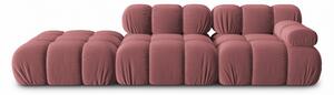 Sofa modułowa 4-osobowa Bellis różowa L/P