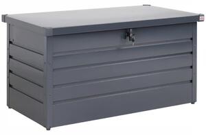 Metalowa skrzynia ogrodowa METALBOX, 385L, 120×62×63cm, antracytowa Gardebruk