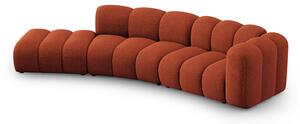 Sofa 5-osobowa Lupine terakota szenil L/P