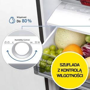 Lodówka SAMSUNG BESPOKE AI RB38C7B6A22 EF AI No Frost 203cm Czarne szkło
