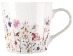 Kubek porcelanowy kwiaty 430 ml