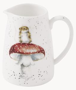 Dzbanek do mleka z porcelany kostnej Mouse