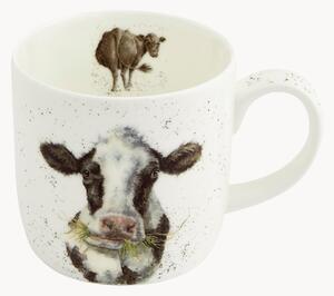 Filiżanka z porcelany kostnej Mooo Cow