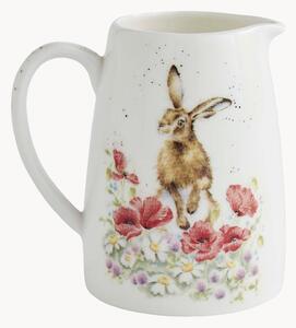 Dzbanek z porcelany kostnej Hare, 125 ml