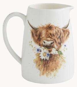 Dzbanek z porcelany kostnej Highland Cow, 125 ml