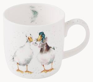 Kubek z porcelany kostnej Duck Love