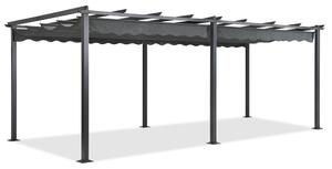 Pergola tarasowa wolnostojąca Teneryfa 3 x 6 m szara
