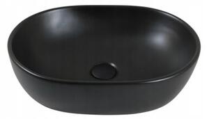 Umywalka nablatowa Estiva GABA Black Matt czarna matowa 47,5x34x13,5 cm 1 szt