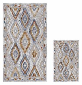 Szare dywaniki łazienkowe zestaw 2 szt. 100x60 cm – Minimalist Home World