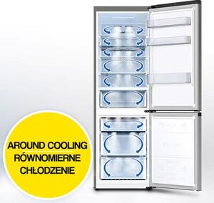 Lodówka SAMSUNG RB34C775CB1 EF AI No Frost 185.3cm Grafitowa