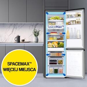 Lodówka SAMSUNG RB34C775CB1 EF AI No Frost 185.3cm Grafitowa