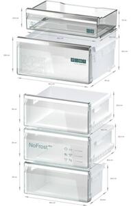 Lodówka SIEMENS KG39NAXAG No Frost 203cm Czarna stalowa