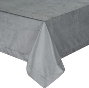 Obrus EUROFIRANY Melinda 140 x 220 cm Stalowy