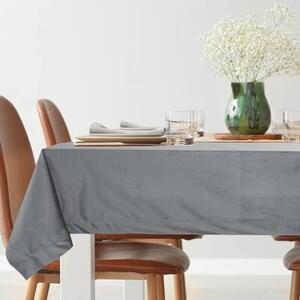 Obrus EUROFIRANY Melinda 140 x 220 cm Stalowy