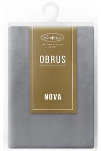 Obrus EUROFIRANY Melinda 140 x 220 cm Stalowy