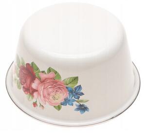 Miska emaliowana stalowa wysoka głęboka kuchenna duża 29x14cm a1045