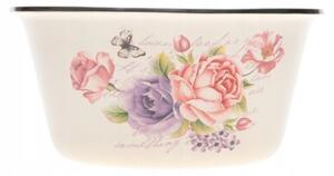 Miska emaliowana stalowa wysoka głęboka kuchenna duża 29x14cm a1045