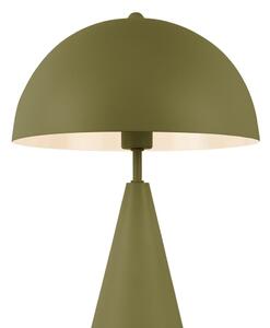 Zielona lampa stołowa Leitmotiv Sublime, wys. 35 cm