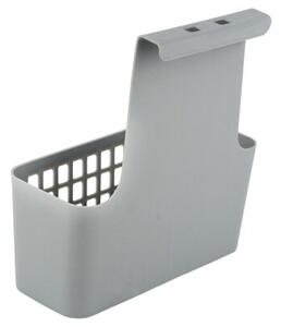 Koszyk na drzwi plastikowy szary 23,5x10x24 cm