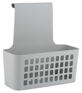 Koszyk na drzwi plastikowy szary 23,5x10x24 cm