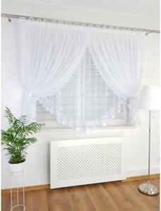 Firanka z gipiurÄ uszyta z woalu oraz markizety 400x160cm
