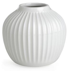 Biały kamionkowy wazon Kähler Design Hammershoi, wys. 12,5 cm
