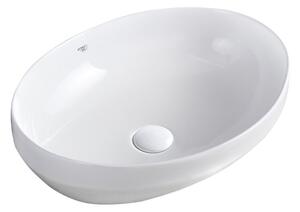 Umywalka nablatowa HYDROSAN LUMO-WH-500 Owalny Biały
