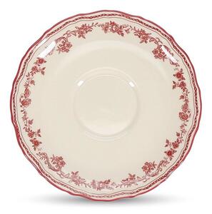Bordowy/w kolorze kości słoniowej spodek ø 15,5 cm Cyril – S|P Collection
