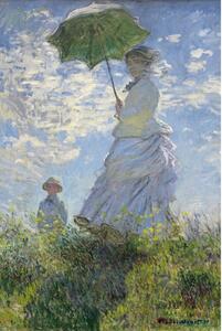 Plakat, Obraz Claude Monet - Woman With a Parasol, (61 x 91.5 cm)