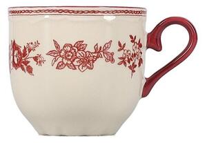 Bordowa/w kolorze kości słoniowej porcelanowa filiżanka 215 ml Cyril – S|P Collection