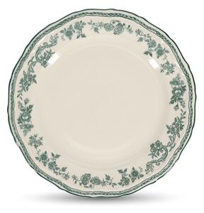 Zielony/w kolorze kości słoniowej porcelanowy talerz deserowy ø 21,5 cm Cyril – S|P Collection