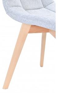 Krzesło tapicerowane AUSTIN szary