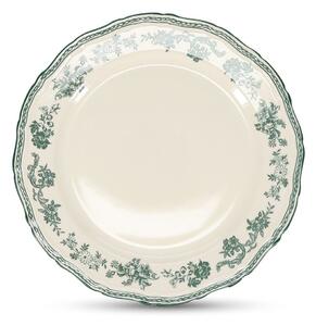 Zielony/w kolorze kości słoniowej porcelanowy talerz ø 27 cm Cyril – S|P Collection