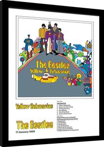 Oprawiony Obraz The Beatles - Yellow Submarine