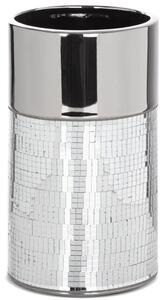 Wazon EUROFIRANY Mirona 09 14 x 25 cm Srebrny