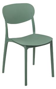 Krzesło do jadalni plastikowe, 46 x 54,5 x 79 cm