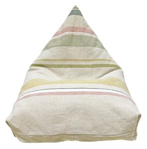 Kremowy dziecięcy worek do siedzenia Cleo Multi Stripe – Lorena Canals