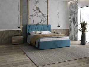 Łóżko tapicerowane z pojemnikiem PIANI | Szybka dostawa