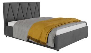 Łóżko tapicerowane z pojemnikiem PIANI | Szybka dostawa
