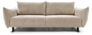 Masseno Sofa UNO z funkcją spania i pojemnikiem na pościel, Rozkładana sofa - Beżowy, OVER THE HORIZON 08