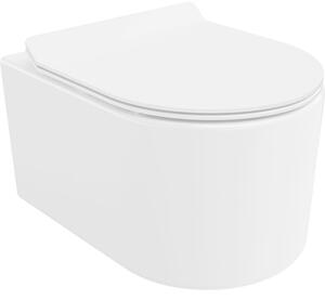 Mexen Sofia miska wc Rimless Tornado z deską wolnoopadającą slim, duroplast, biała połysk - 30540100T