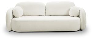 Masseno Sofa AMICO z funkcją spania i pojemnikiem na pościel, Rozkładana sofa - Kremowy, SICURO 60