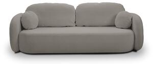 Masseno Sofa AMICO z funkcją spania i pojemnikiem na pościel, Rozkładana sofa - Szary, SICURO 75