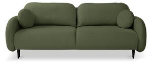 Masseno Sofa AGIO z funkcją spania i pojemnikiem na pościel, Rozkładana sofa - Zielony, CASTEL 39