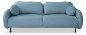 Masseno Sofa AGIO z funkcją spania i pojemnikiem na pościel, Rozkładana sofa - Niebieski, CASTEL 74