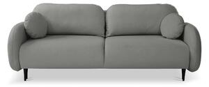 Masseno Sofa AGIO z funkcją spania i pojemnikiem na pościel, Rozkładana sofa - Szary, CASTEL 93